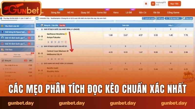 Các mẹo phân tích đọc kèo chuẩn xác nhất