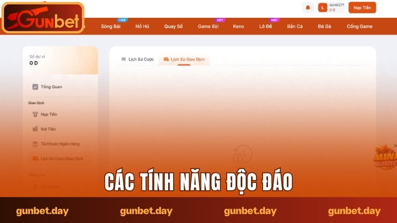 Các tính năng độc đáo