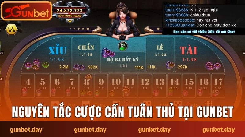 Một số nguyên tắc cá cược cần tuân thủ tại Gunbet