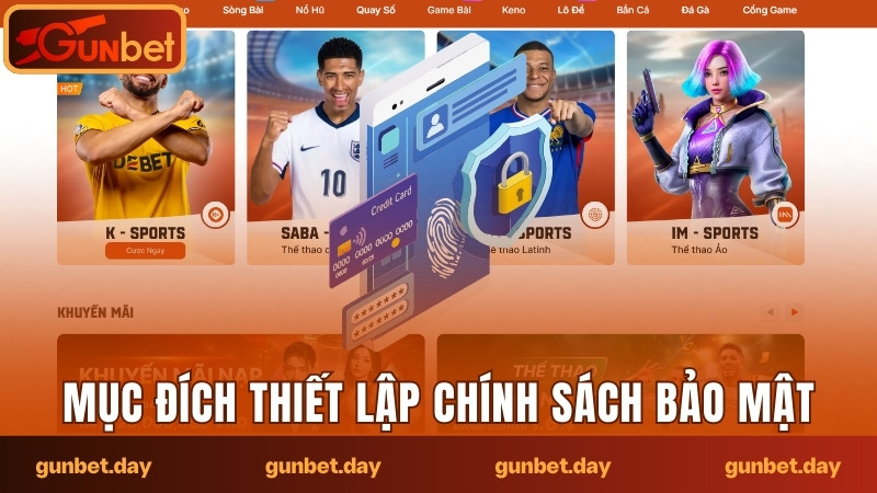 Mục đích thiết lập chính sách bảo mật