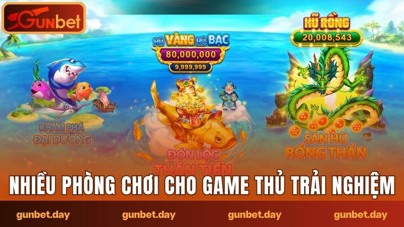 Phòng chơi được thiết kế phù hợp cho từng cấp độ người tham gia