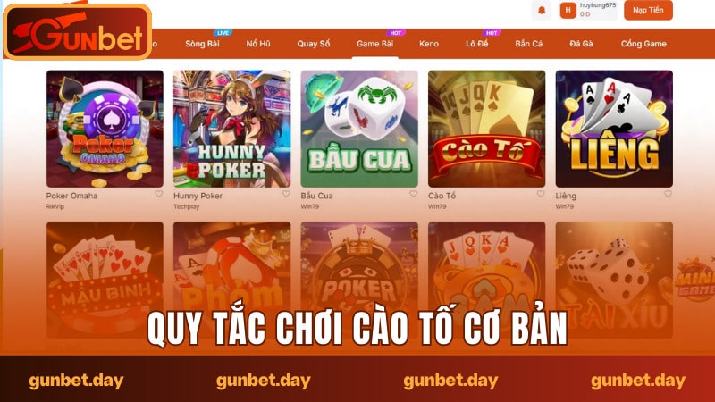 Quy tắc chơi cơ bản cho người mới bắt đầu