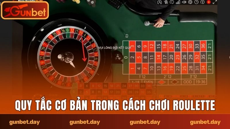 Quy tắc cơ bản trong cách chơi Roulette