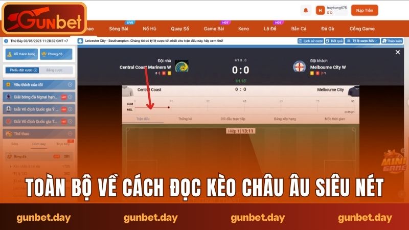 Toàn bộ về cách đọc kèo châu Âu siêu nét
