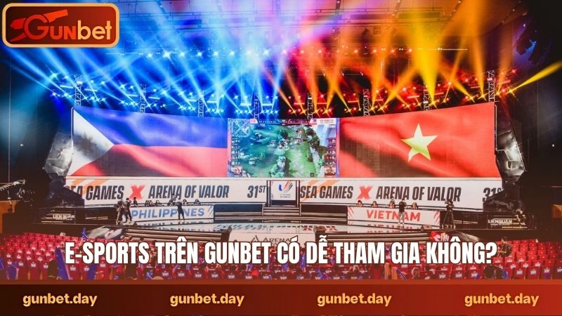 E-sports trên Gunbet có dễ tham gia không